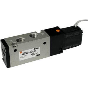 VZ5000, 5 Port Solenoid Valve, Base Mount &amp; Body Ported, Metric