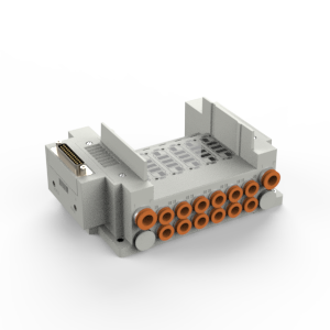 SS5Y5-10/11, 5000 Series Manifold, D-sub Connector, Flat Ribbon Cable, PC Wiring (IP40)