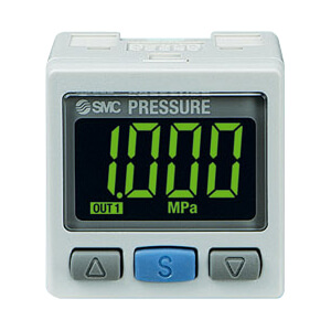 ISE30A, Digital Pressure Switch, 2-Color Display, High Precision for Positive Pressure