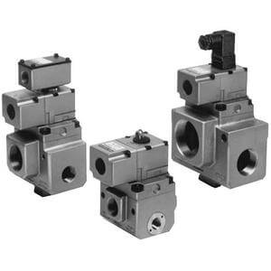 VP3145/3165/3185, 3 Port Solenoid Valve, Large Size w/Rubber Seal