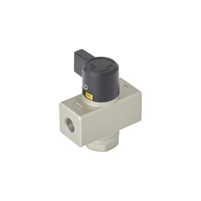 Hand Valve - Residual Pressure Relief, 3 Port, VHS400/VHS500 Series