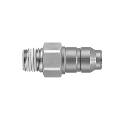 Plug - Stainless Steel, Male Thread Type, KKA Series