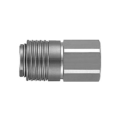 Socket - Stainless Steel, Female Thread Type S, KKA Series