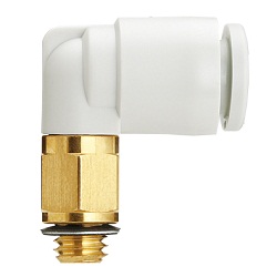Male Elbow Push to Connect Fittings with Gasket Seal - KQ2 Series