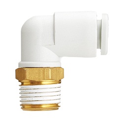 Male Elbow Push to Connect Fittings with Sealant - KQ2 Series