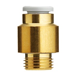 Hexagon Socket Head Male Push to Connect Fittings with Gasket Seal - KQ2S Series