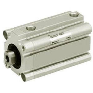 Compact Air Cylinder - Water Resistant Type, Double Acting, Single Rod, CQ2 Series
