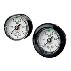 Pressure Gauge - Oil-Free, External Parts Copper-Free, Limit Indicator, G46E Series
