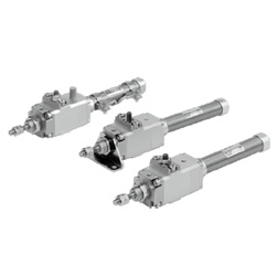 Air Cylinder - Fine Lock, Double Acting, Single Rod, CLJ2 Series