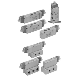 Solenoid Valve - 5-Port, Rubber Seal, SYJ7000 Series