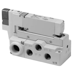 Solenoid Valve - 5-Port, Plug-in, Sub-Plate, Single Unit, VQ2000 Series