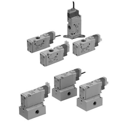 Solenoid Valve - 3-Port, Pilot Operated, Rubber Seal, SYJ700 Series