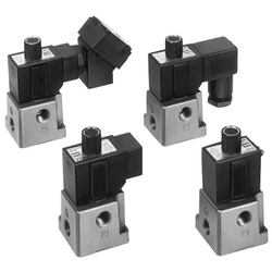 Solenoid Valve - 3-Port, Direct Acting, Poppet Type, VT317 Series