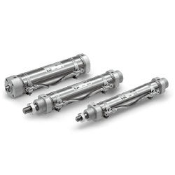 Air Cylinder - Double Acting, Single Rod, JCM/JCDM Series