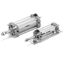 Air Cylinder - End Lock, Double Acting, Single Rod, CBA2 Series