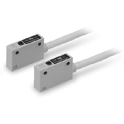 Cylinder Switches - Solid State Type, 2 Color Indication, Magnetic Field Resistant, D-P4DW Series