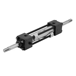 JIS Standard-Compliant Hydraulic Cylinder, Double Acting: Double Rod, CH2EW/CH2FW Series