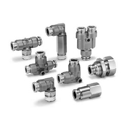 Push to Connect Metal Fitting with Inner Sleeve - KQB2 Series